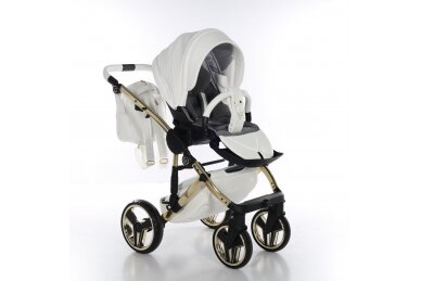 Stroller JUNAMA  HAND CRAFT WHITE GOLD 3 in1 6