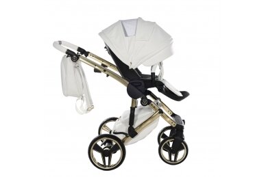 Stroller JUNAMA  HAND CRAFT WHITE GOLD 3 in1 11