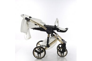 Stroller JUNAMA  HAND CRAFT WHITE GOLD 3 in1 12