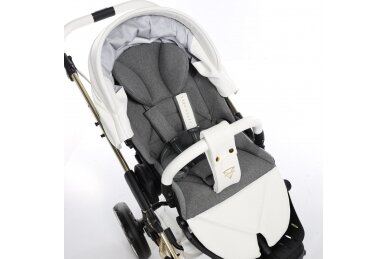 Stroller JUNAMA  HAND CRAFT WHITE GOLD 3 in1 7