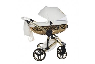 Stroller JUNAMA  HAND CRAFT WHITE GOLD 3 in1 3