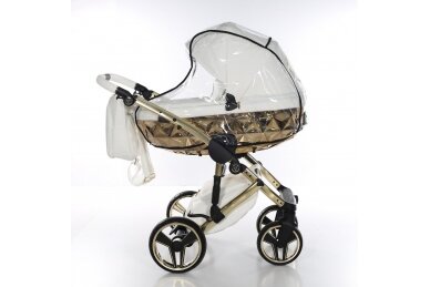 Stroller JUNAMA  HAND CRAFT WHITE GOLD 3 in1 4