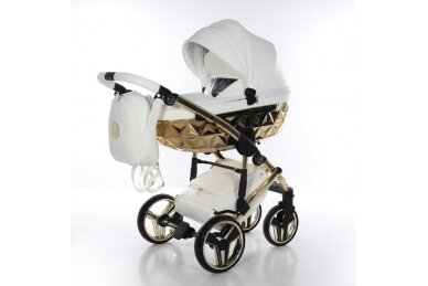 Stroller JUNAMA  HAND CRAFT WHITE GOLD 3 in1 2