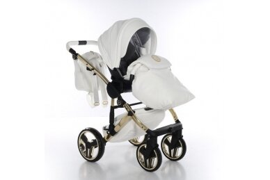 Stroller JUNAMA  HAND CRAFT WHITE GOLD 3 in1 8