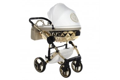 Stroller JUNAMA  HAND CRAFT WHITE GOLD 3 in1