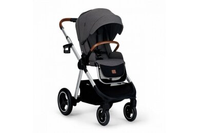 Stroller Kinderkraft EVERYDAY 2in1, Dark grey 4