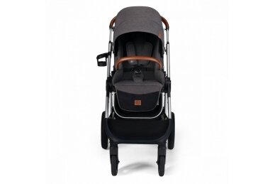 Stroller Kinderkraft EVERYDAY 2in1, Dark grey 5