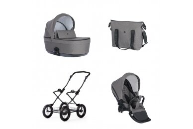 Stroller Nord Comfort Plus Chassis 2in1, Shadow Grey 5