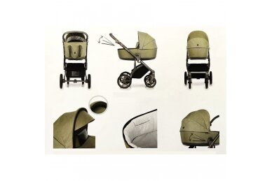 Stroller Roan BASS NEXT Beige 2in1 5