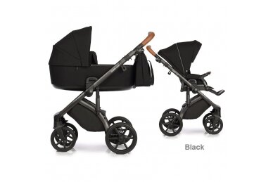 Stroller Roan BASS NEXT Next Black 2in1