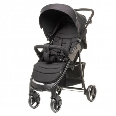 Vežimėlis 4baby RAPID XXIV, Black