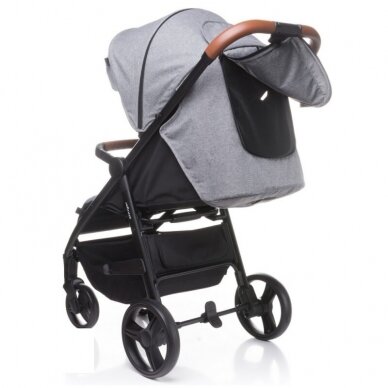 Vežimėlis 4baby STINGER AIR Light Grey 6