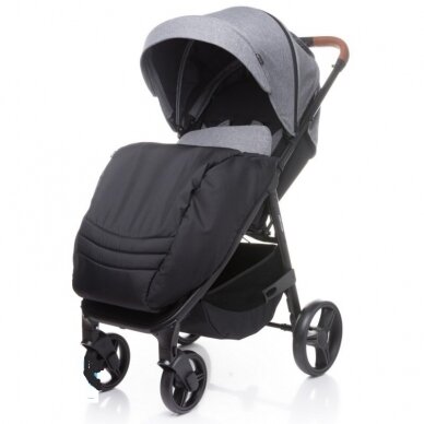 Vežimėlis 4baby STINGER AIR Light Grey 7