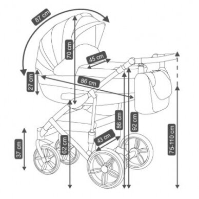 Коляска Camarelo BALEO 3in1 3