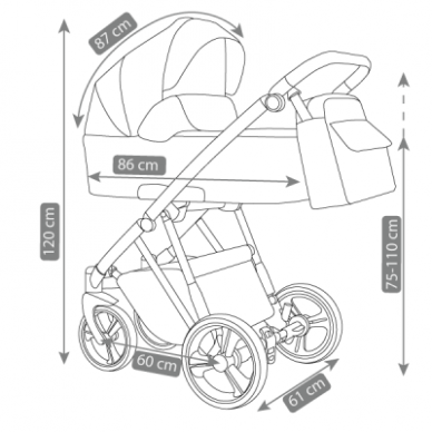 Коляска Camarelo NAVO-10, 3in1 13