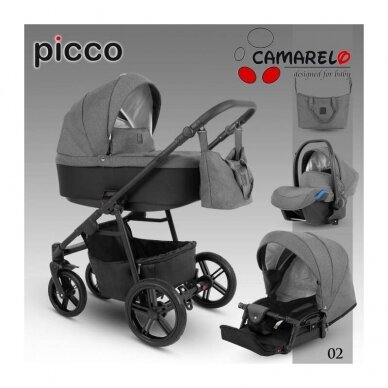 Коляска Camarelo PICCO-2, 3in1 1