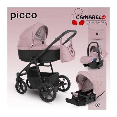 Vežimėlis Camarelo PICCO-7, 3in1 1