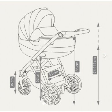 Коляска Camarelo ZEO-03, 3in1 4