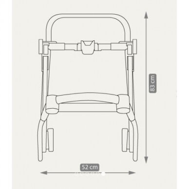 Vežimėlis Camarelo ZEO LIMITED-07, 3in1 11