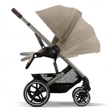 Vežimėlis CYBEX Balios S LUX ALMOND BEIGE 2in1 8