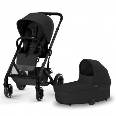 Vežimėlis Cybex BALIOS S LUX MOON BLACK  2in1