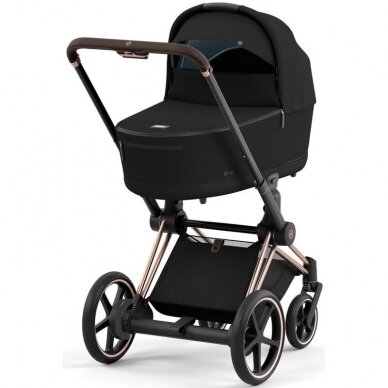 Vežimėlis CYBEX  Priam V4  Sepia Black/Frame Rose Gold 2in1 1