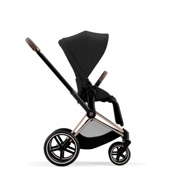 Vežimėlis CYBEX  Priam V4  Sepia Black/Frame Rose Gold 2in1 9