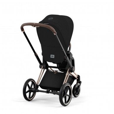 Vežimėlis CYBEX  Priam V4  Sepia Black/Frame Rose Gold 2in1 10