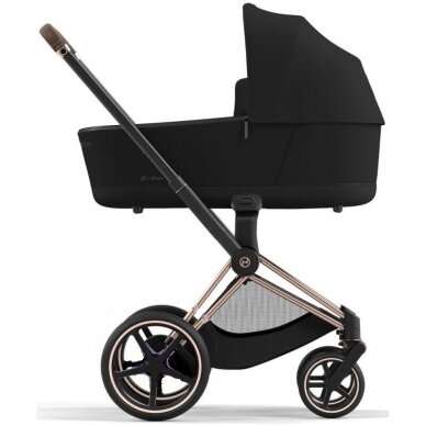 Vežimėlis CYBEX  Priam V4  Sepia Black+Frame Rose Gold