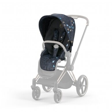 Vežimėlis Cybex Priam V4 JEWELS OF NATURE  Frame Rose Gold 2in1 3