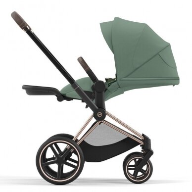 Vežimėlis Cybex Priam V4 LEAF GREEN Frame Matt Black 2in1 8