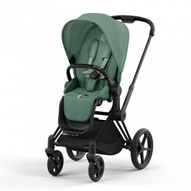 Коляска Cybex Priam V4 LEAF GREEN Frame Matt Black 2in1 6