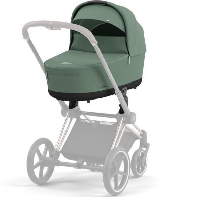 Vežimėlis Cybex Priam V4 LEAF GREEN Frame Matt Black 2in1 1