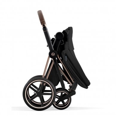 Коляска Cybex Priam V4 LEAF GREEN Frame Rose Gold 2in1 11