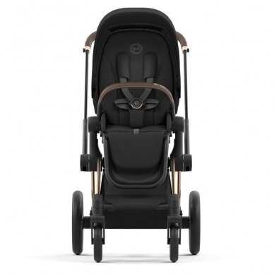 Vežimėlis CYBEX  Priam V4 Sepia Black/Frame Rose Gold 3in1 3