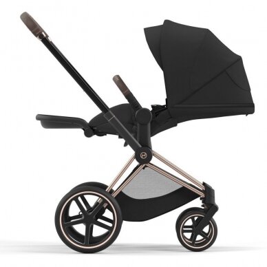 Vežimėlis CYBEX  Priam V4 Sepia Black/Frame Rose Gold 3in1 7