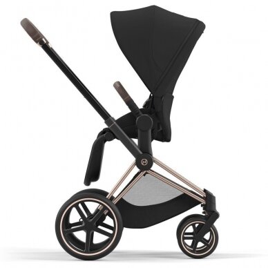 Vežimėlis CYBEX  Priam V4 Sepia Black/Frame Rose Gold 3in1 6