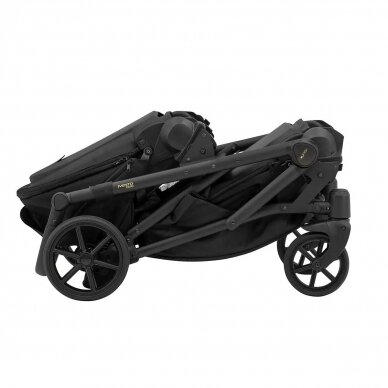 Коляска для двойни KUNERT IVENTO DUO 2in1, Eco Black Pearl 14