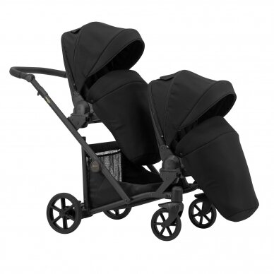 Коляска для двойни KUNERT IVENTO DUO 2in1, Eco Black Pearl 10