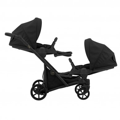 Коляска для двойни KUNERT IVENTO DUO 2in1, Eco Black Pearl 11