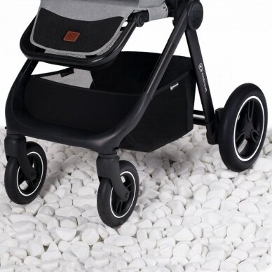 Vežimėlis Kinderkraft EVERYDAY 2in1, Dark grey 15