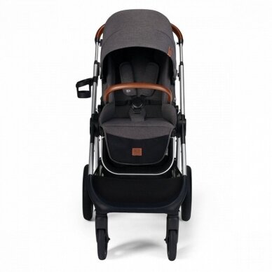 Vežimėlis Kinderkraft EVERYDAY 2in1, Dark grey 5