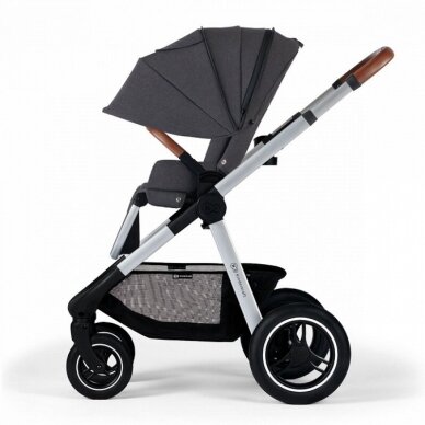 Vežimėlis Kinderkraft EVERYDAY 2in1, Dark grey 7