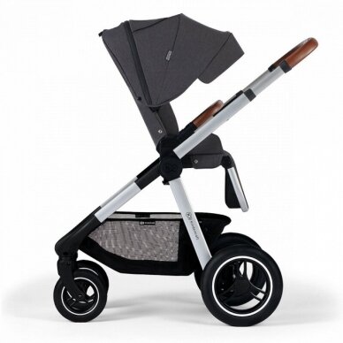 Vežimėlis Kinderkraft EVERYDAY 2in1, Dark grey 8