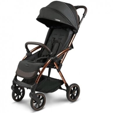 Vežimėlis Leclerc Baby INFLUENCER  XL Black brown