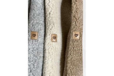 Wool blanket Womar Zaffiro LAMB Beige 1