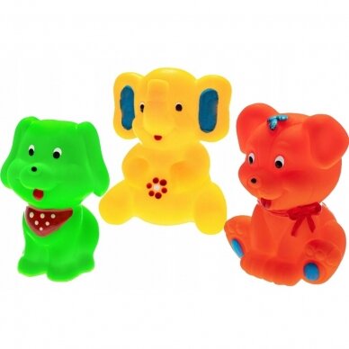 Игрушки в ванну Hencz Toys Rubberky 507, 3 vnt 1