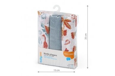 Muslin diapers BabyOno 348/07-3 pct 3