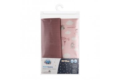 Muslin Squares Canpol  BONJOUR PARIS-2 pcs 2