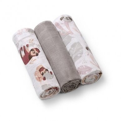 Vystyklai MUSLIN BabyOno 348/10-3 vnt